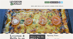 Desktop Screenshot of levertonandhalls.com